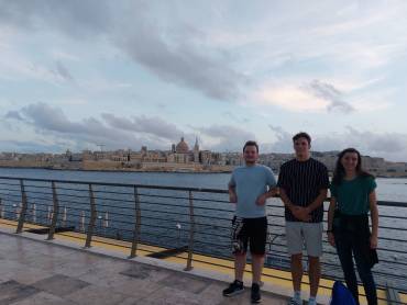 Larissa, Fabian und Falk auf Malta