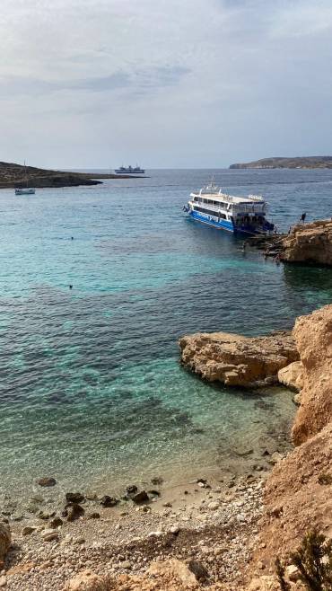 Jonas, Alexander und Dana auf Malta
