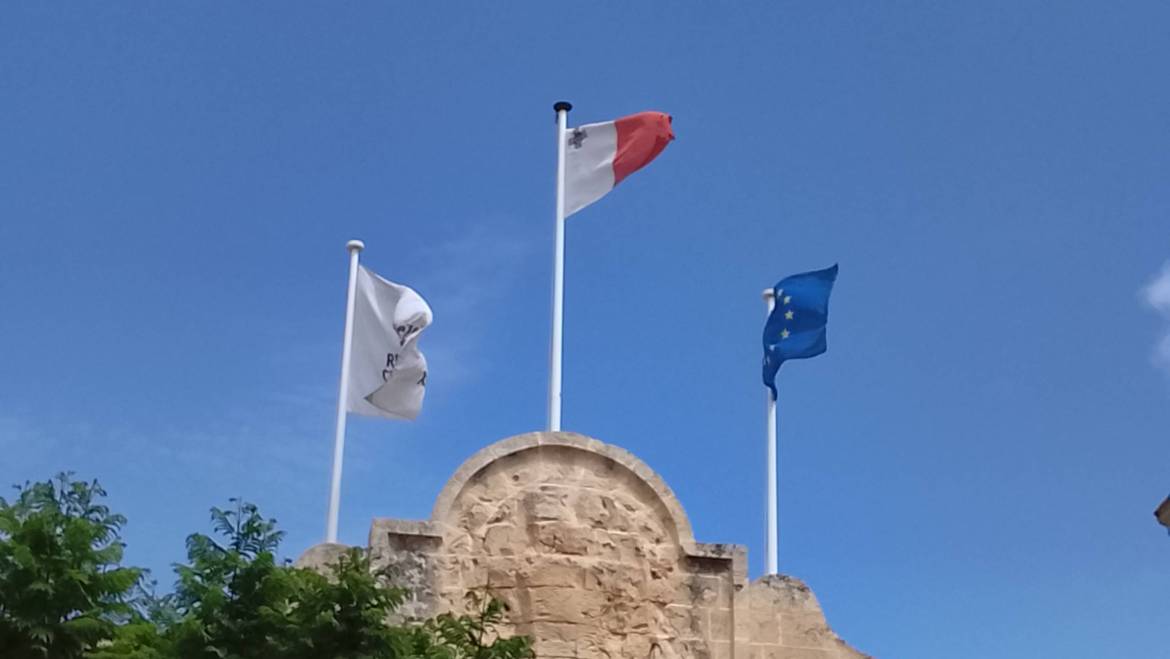 Lukas, Elias, Max, Selina und Daniel in Malta