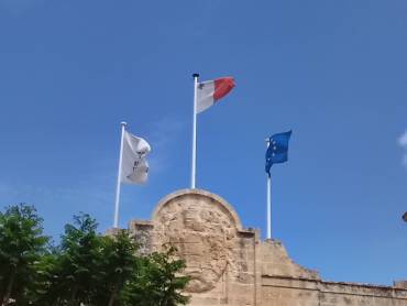 Lukas, Elias, Max, Selina und Daniel in Malta