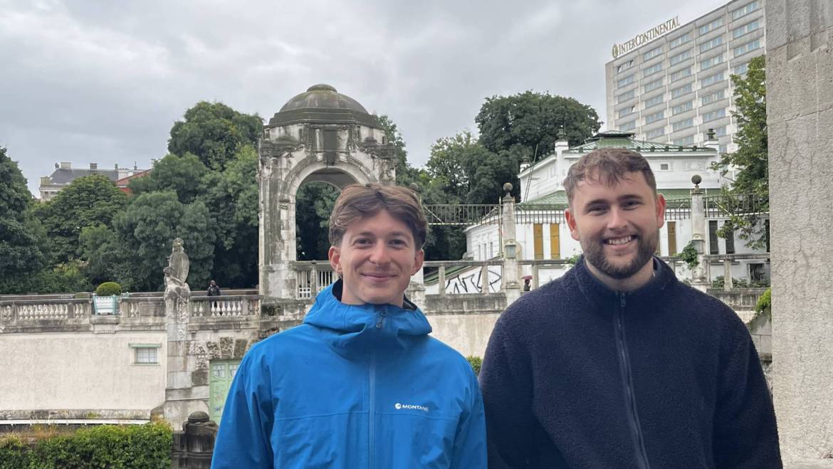 Janik und Hannes in Wien