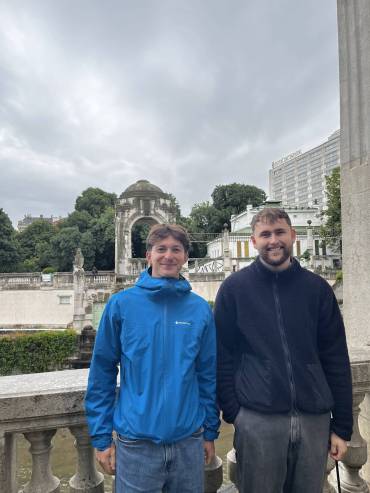 Janik und Hannes in Wien