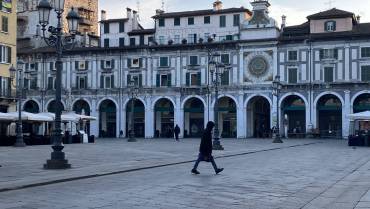Julian, Jana, Ludwig, Leni, Samuel, Nils-Erik und Radmila in Italien