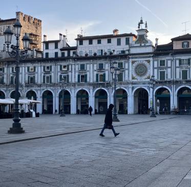 Julian, Jana, Ludwig, Leni, Samuel, Nils-Erik und Radmila in Italien